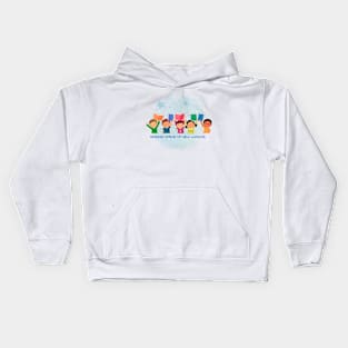 Reading Opens Up New Worlds Kids Hoodie